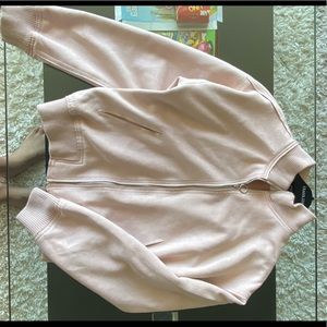 Baby pink bomber jacket 💕